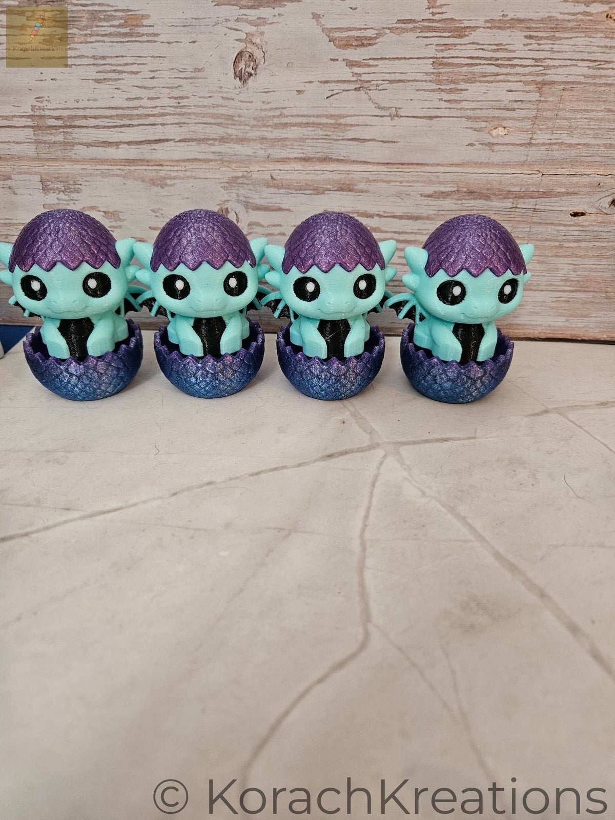 3D Printed Baby Dragon Clicker – Fidget Toy
