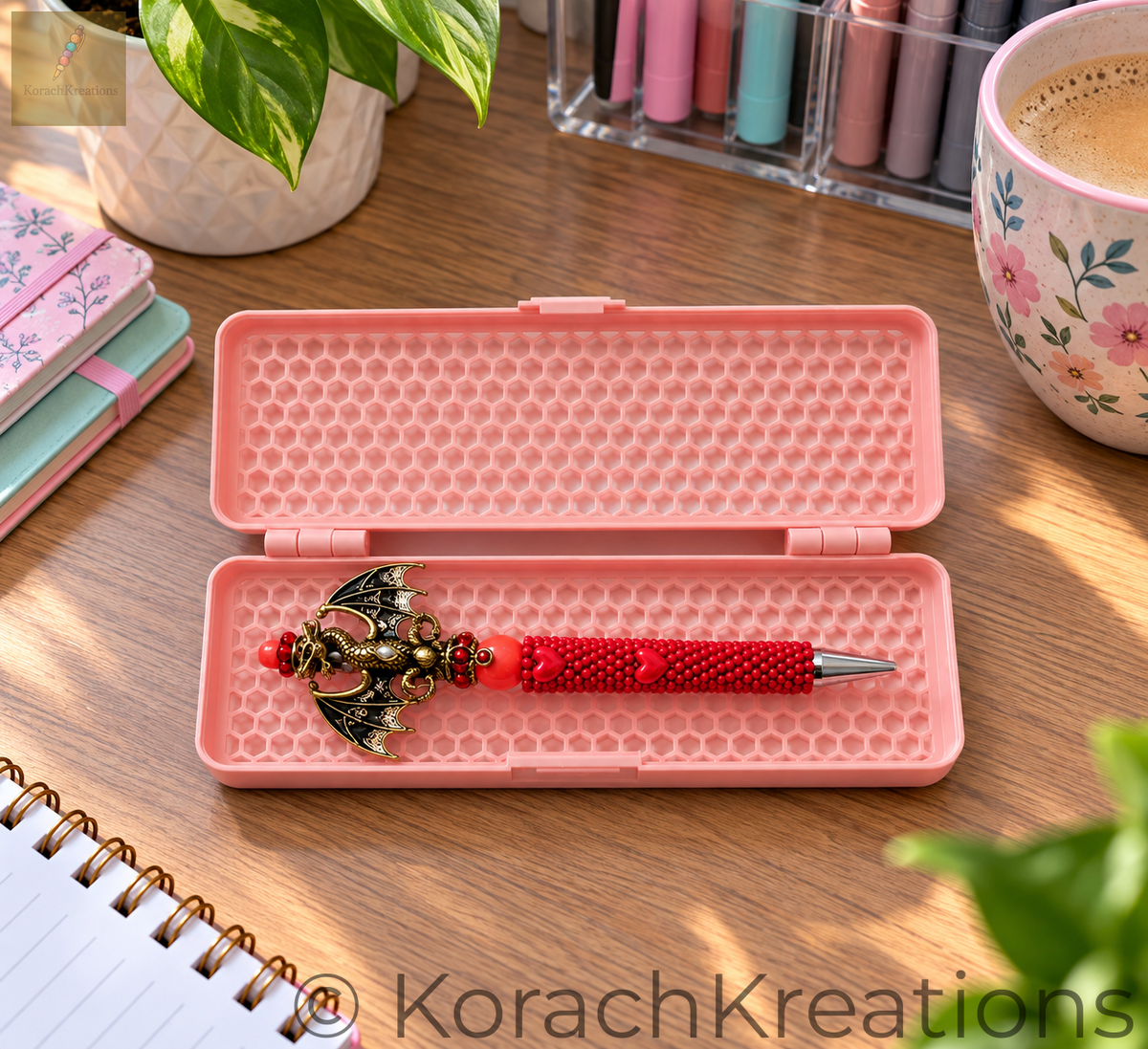 3D Printed Honeycomb Pencil Case